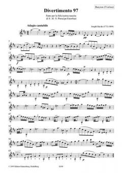 28 Divertimenti a tre Nr. 97-126 von Joseph Haydn 