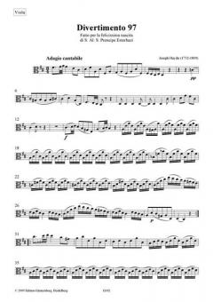 28 Divertimenti a tre Nr. 97-126 von Joseph Haydn 