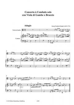 Concerto a Cembalo ... C-Dur von Georg Friedrich Händel 