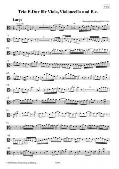 Trio F-Dur von Christoph Schaffrath 