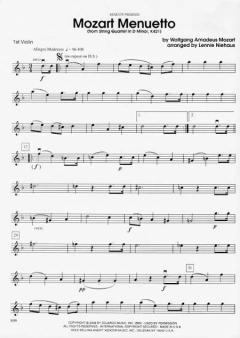 Mozart Menuetto 