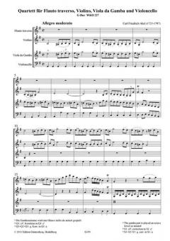 Quartett G-Dur von Carl Friedrich Abel 