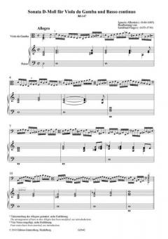 Sonata d-moll von Gottfried Finger 