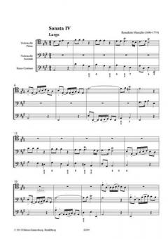 Sonata a Tré op. 2, IV-VI von Benedetto Marcello 