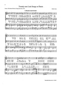 21 Lute Songs Or Duets Vol. 2 von Robert C. Jones 