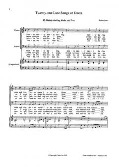 21 Lute Songs Or Duets Vol. 3 von Robert C. Jones 