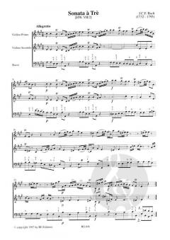 2 Sonate à Trè von Josef Bach 