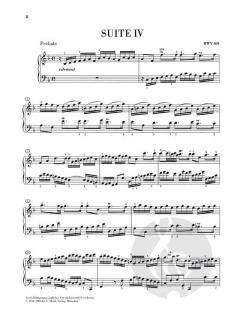 Englische Suiten Nr. 4-6 BWV 809-811 von Johann Sebastian Bach 