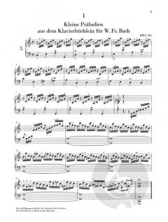 Kleine Präludien und Fughetten von Johann Sebastian Bach 