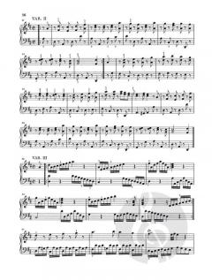 Variationen für Klavier von Wolfgang Amadeus Mozart im Alle Noten Shop kaufen - HN116