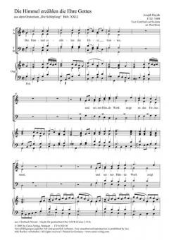 Die Himmel erzählen die Ehre Gottes (Joseph Haydn) 