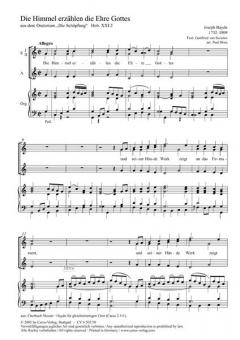 Die Himmel erzählen die Ehre Gottes (Joseph Haydn) 