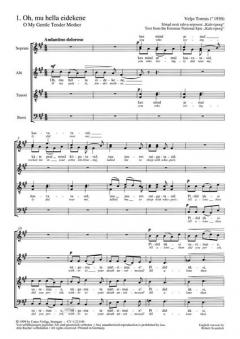 Oh, mu hella eidekene (Mein liebes Mütterchen) (Veljo Tormis) 