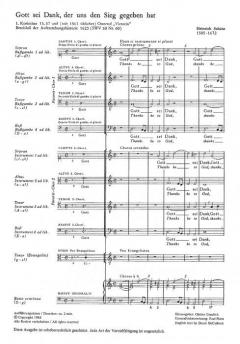 Gott sei Dank, der uns den Sieg gegeben (Heinrich Schütz) 