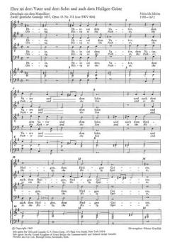 Ehre sei dem Vater e-Moll SWV 426, 2 (op. 13, 7/2) (Heinrich Schütz) 