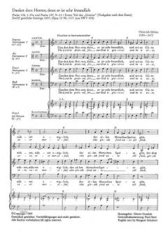 Danket dem Herren SWV 430, 1 (op. 13, 11/1) (Heinrich Schütz) 