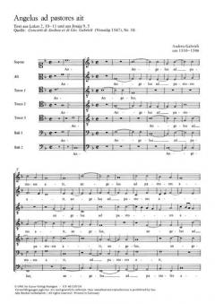 Angelus ad pastores ait (Andrea Gabrieli) 