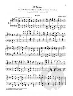 Tänze, Auswahl von Franz Schubert 