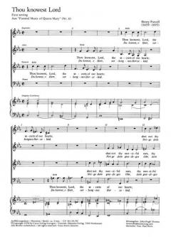 Thou knowest Lord (Du kennst, o Herr, verborgnes Herzeleid) (Henry Purcell) 