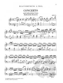 Italienisches Konzert, Französische Ouverture, Vier Duette, Goldberg-Variationen von Johann Sebastian Bach 