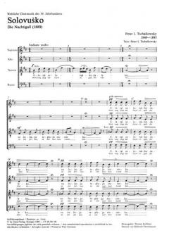 Solovusko (Die Nachtigall) (Pjotr Iljitsch Tschaikowski) 