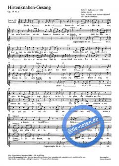 Hirtenknaben-Gesang op. 59 no. 5 (Robert Schumann) 