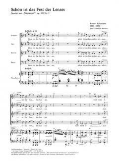 Schön ist das Fest des Lenzes (Robert Schumann) 