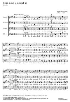 Toast pour le nouvel an (Gioachino Rossini) 