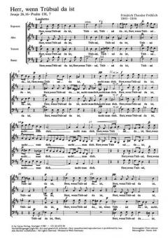 Herr, wenn Trübsal da ist (Friedrich Theodor Fröhlich) 