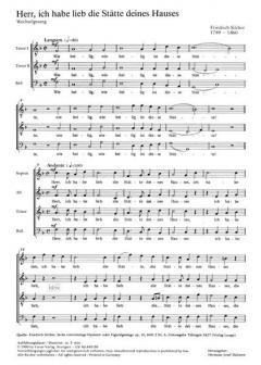 Herr, ich habe lieb die Stätte (Friedrich Silcher) 