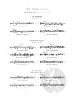 Impromptus und Moments musicaux von Franz Schubert 