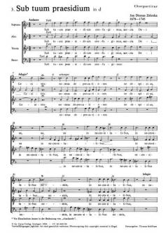 Sub tuum praesidium (III) (Jan Dismas Zelenka) 