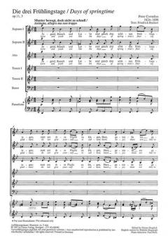 Die drei Frühlingstage (Peter Cornelius) 