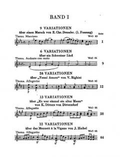 Variationen für Klavier Band 1 von Ludwig van Beethoven im Alle Noten Shop kaufen - HN142