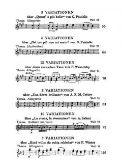 Variationen für Klavier Band 1 von Ludwig van Beethoven im Alle Noten Shop kaufen - HN142