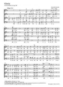 Gloria D-Dur op. 86, 2 (Antonín Dvorák) 