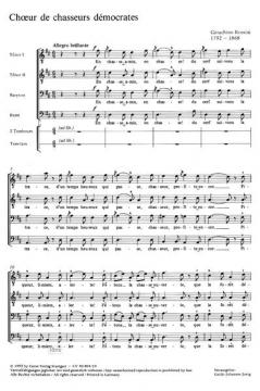 Choeur de chasseurs démocrates (Gioachino Rossini) 
