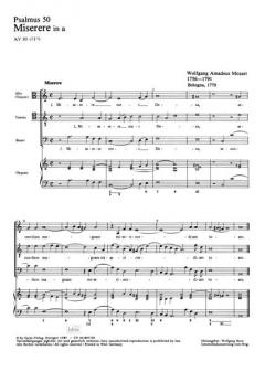Miserere in a (W.A. Mozart) 