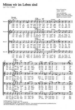 Mitten wir im Leben sind op. 9 no. 3 (Martin Luther) 