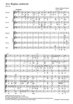 Ave Regina in C (Johann Michael Haydn) 
