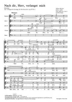 Nach dir, Herr, verlanget mich (Albert Becker) 