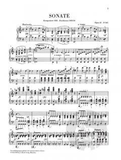 Klaviersonate a-moll op. 42 D 845 von Franz Schubert im Alle Noten Shop kaufen
