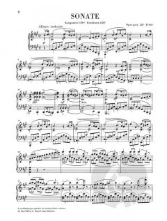 Klaviersonate A-Dur op. post. 120 D 664 von Franz Schubert im Alle Noten Shop kaufen