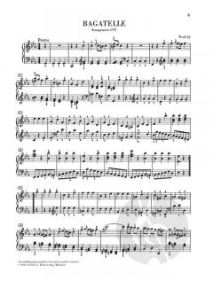 Sämtliche Bagatellen von Ludwig van Beethoven 