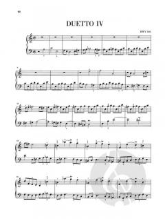 4 Duette BWV 802-805 von Johann Sebastian Bach 