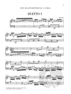 4 Duette BWV 802-805 von Johann Sebastian Bach 