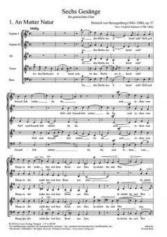 Sechs Gesänge op. 57 (Peter Schindler) 