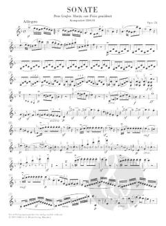 Sonate F-dur op. 24 von Ludwig van Beethoven 