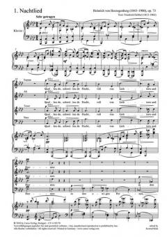 3 Gesänge op. 73 von Heinrich von Herzogenberg (Download) 