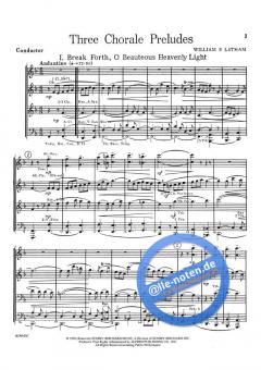Three Chorale Preludes (William P. Latham) 